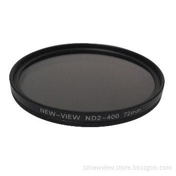 72mmLens ND2-400 Filter,Neutral Density Camera Filter for NEW VIEW